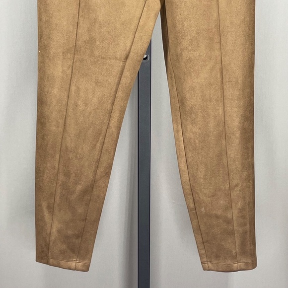 NEW Loft Pants Womens Small petite brown faux suede skinny leggings casual - Picture 3 of 9